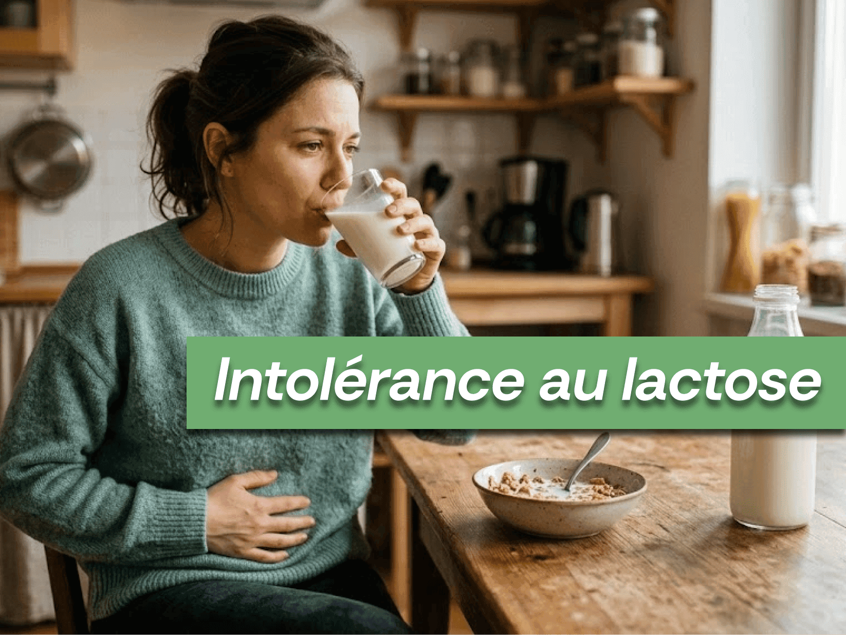Intolérance au lactose : comprendre les inconforts digestifs après les produits laitiers